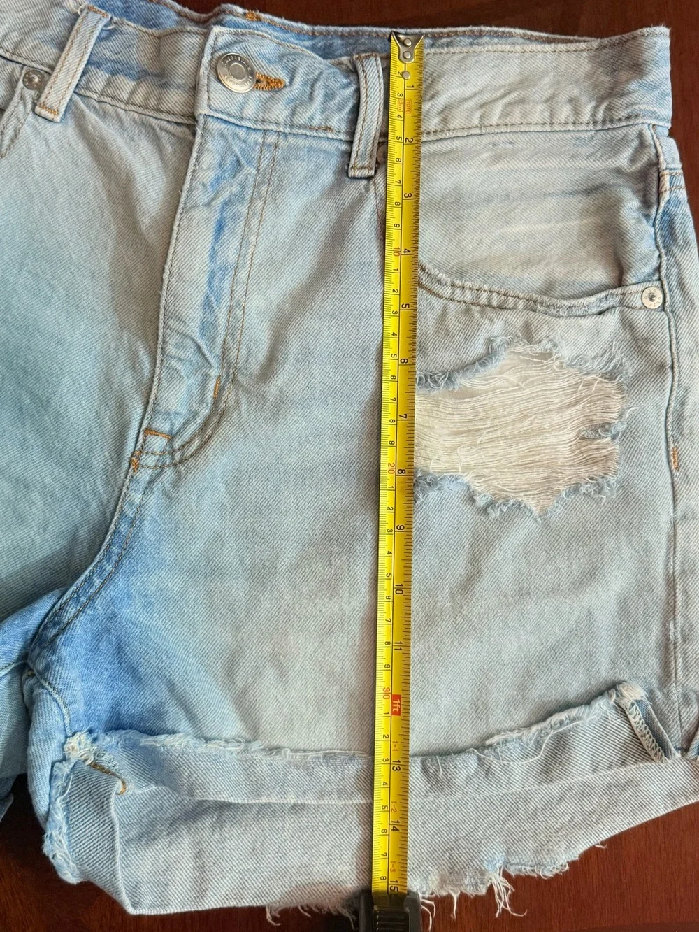 Aeropostale Light Blue Denim Shorts